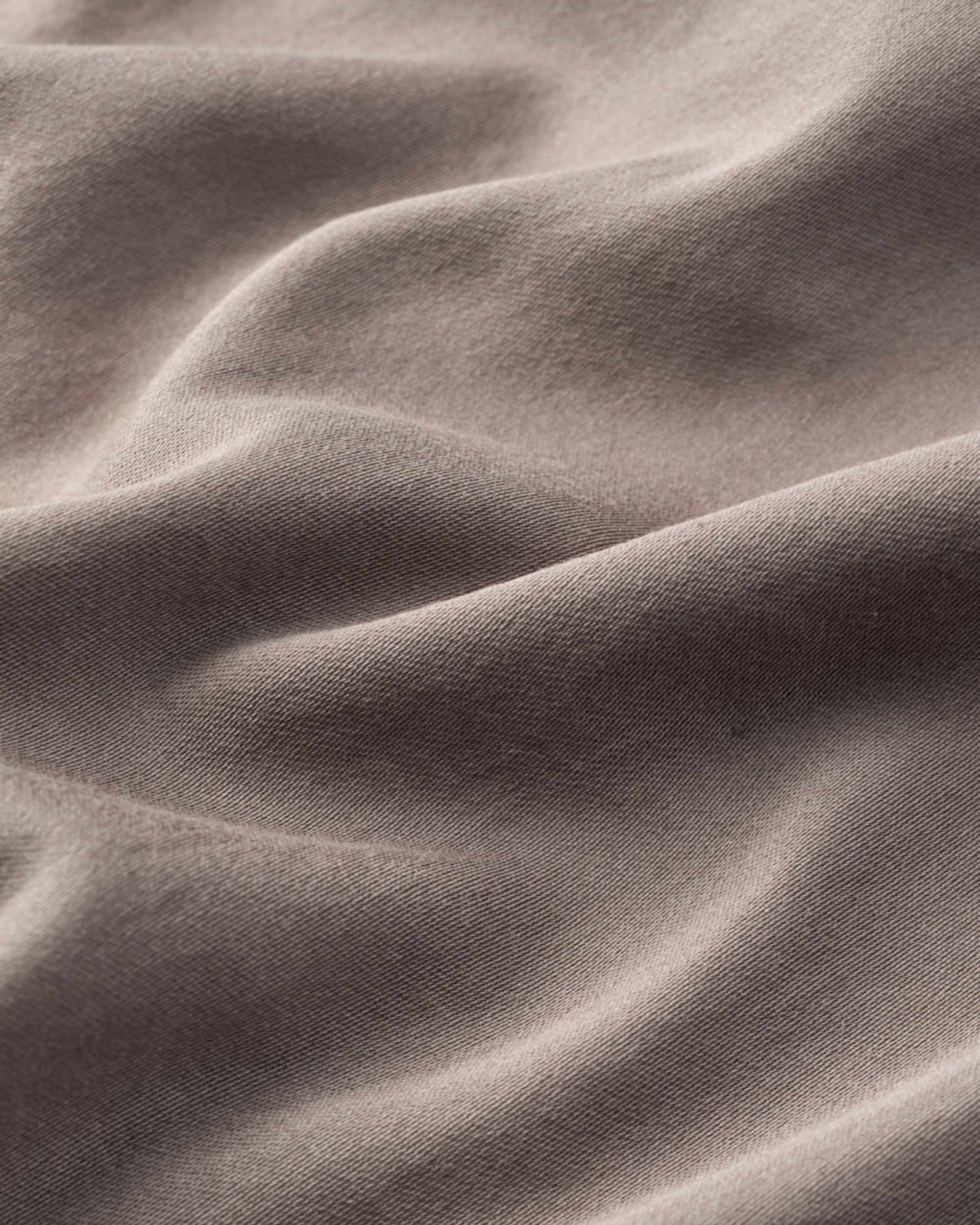 Bomuldssatin sengesæt - Brun