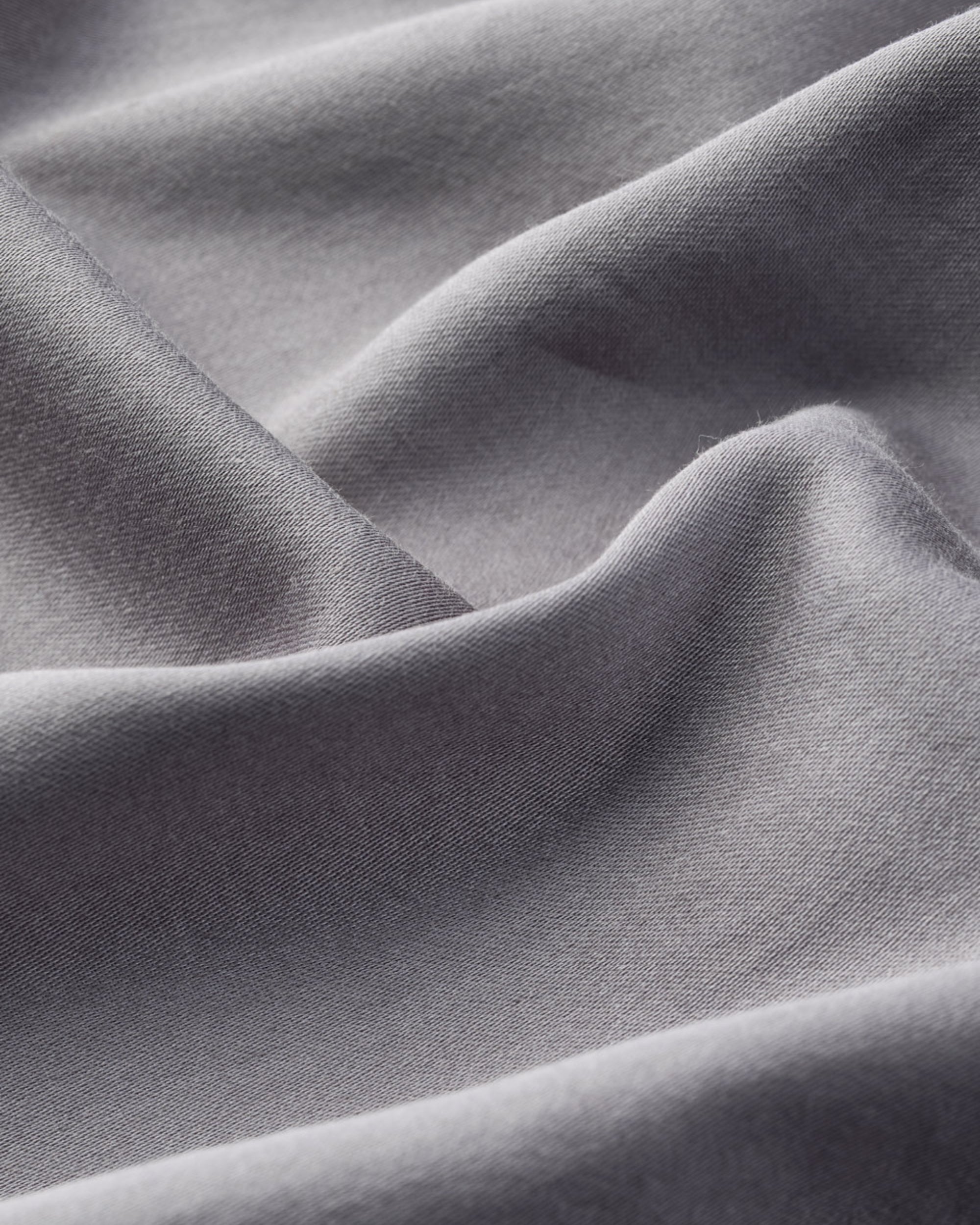 Bomuldssatin sengesæt - Antracit