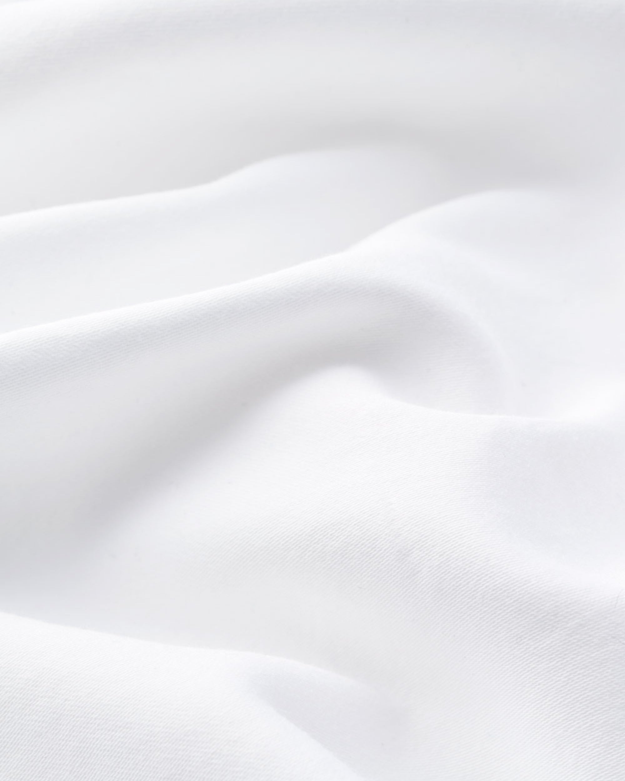 Cotton satin bed set - White