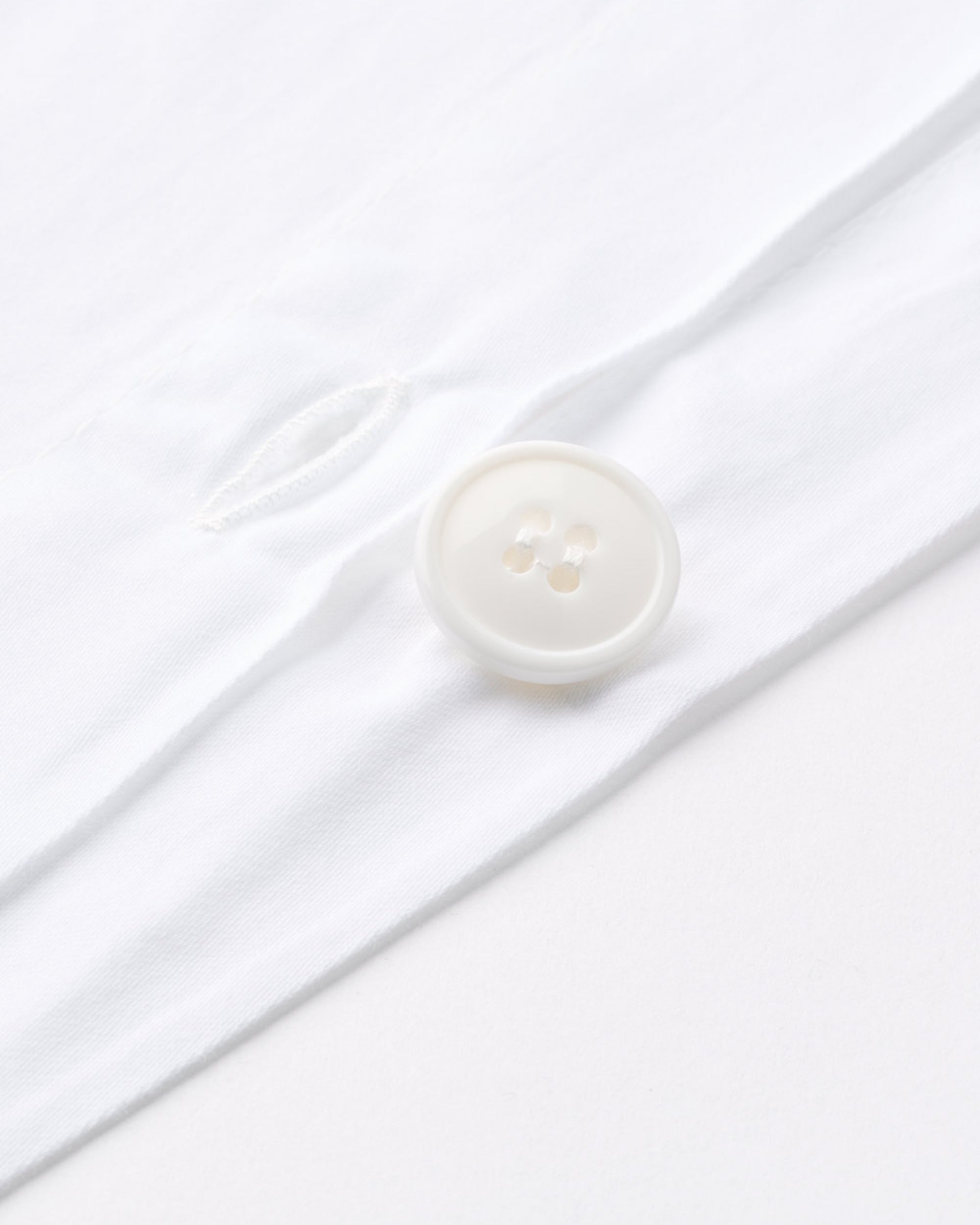 Cotton satin bed set - White