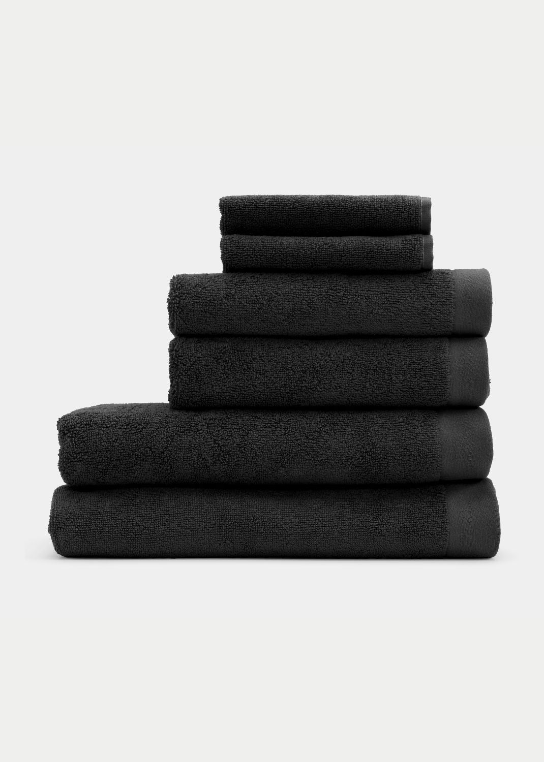 Frotte håndklæde - Sort
