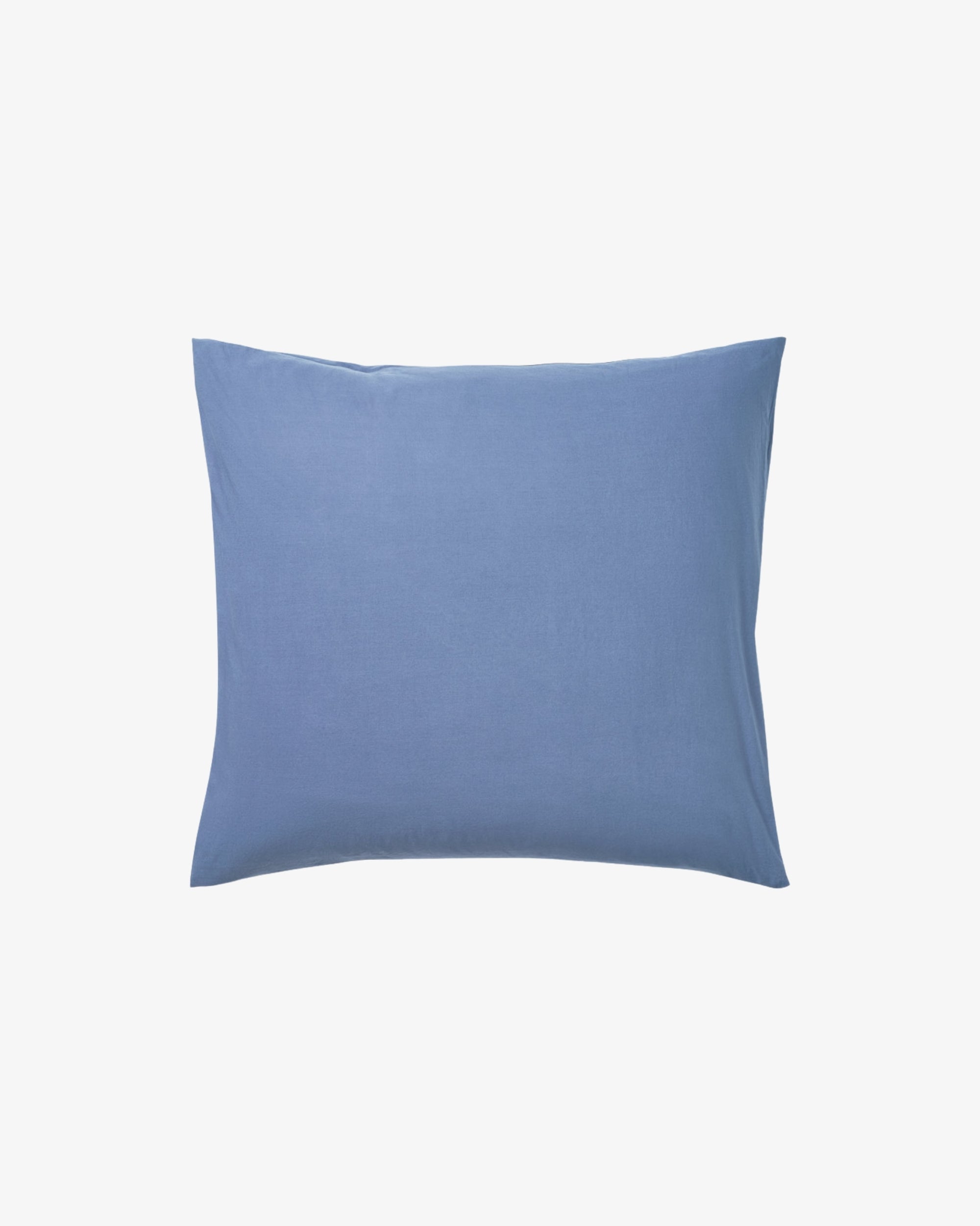 Bomuldspercale pudebetræk - Marineblå