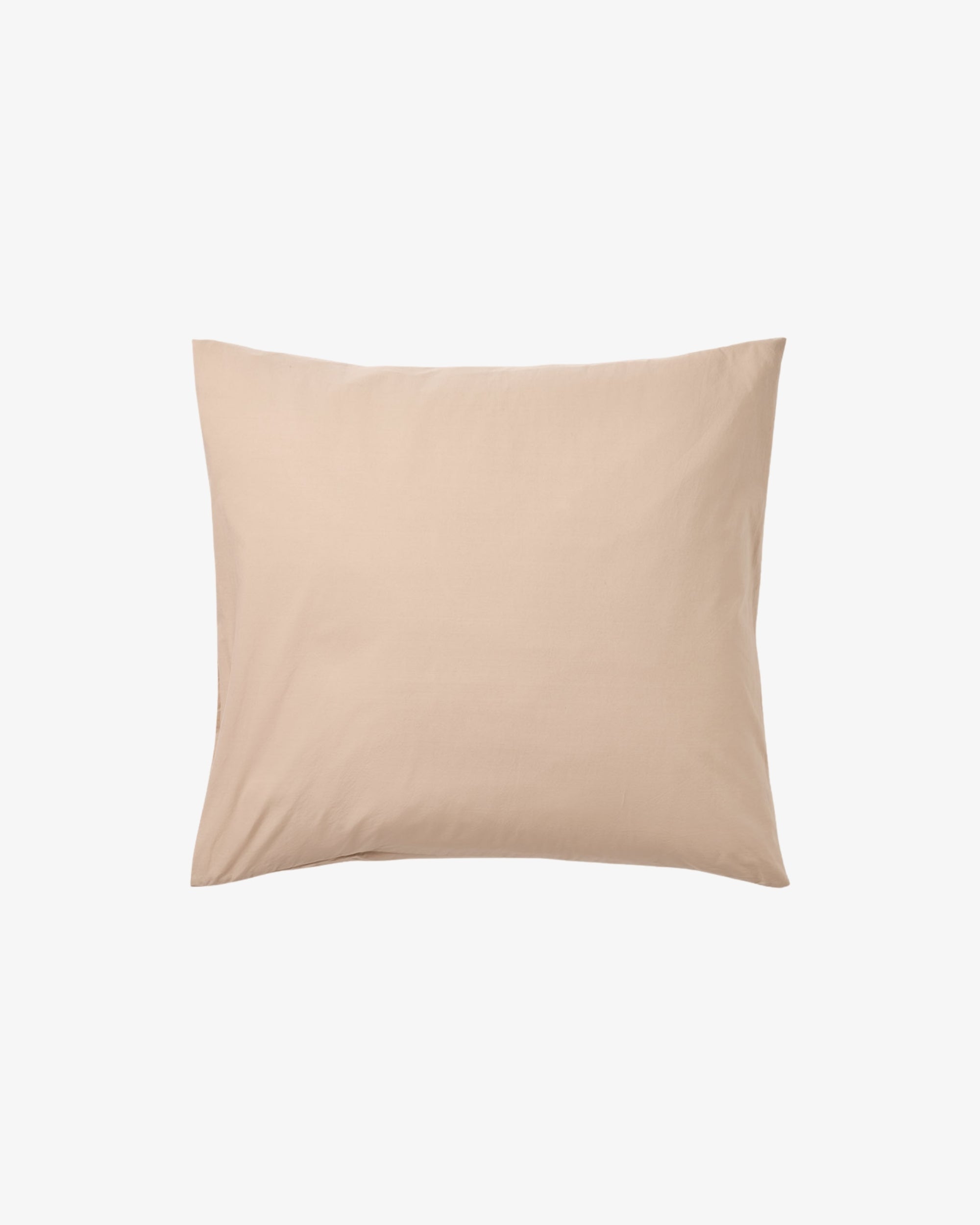 Cotton percale cushion cover - Walnut