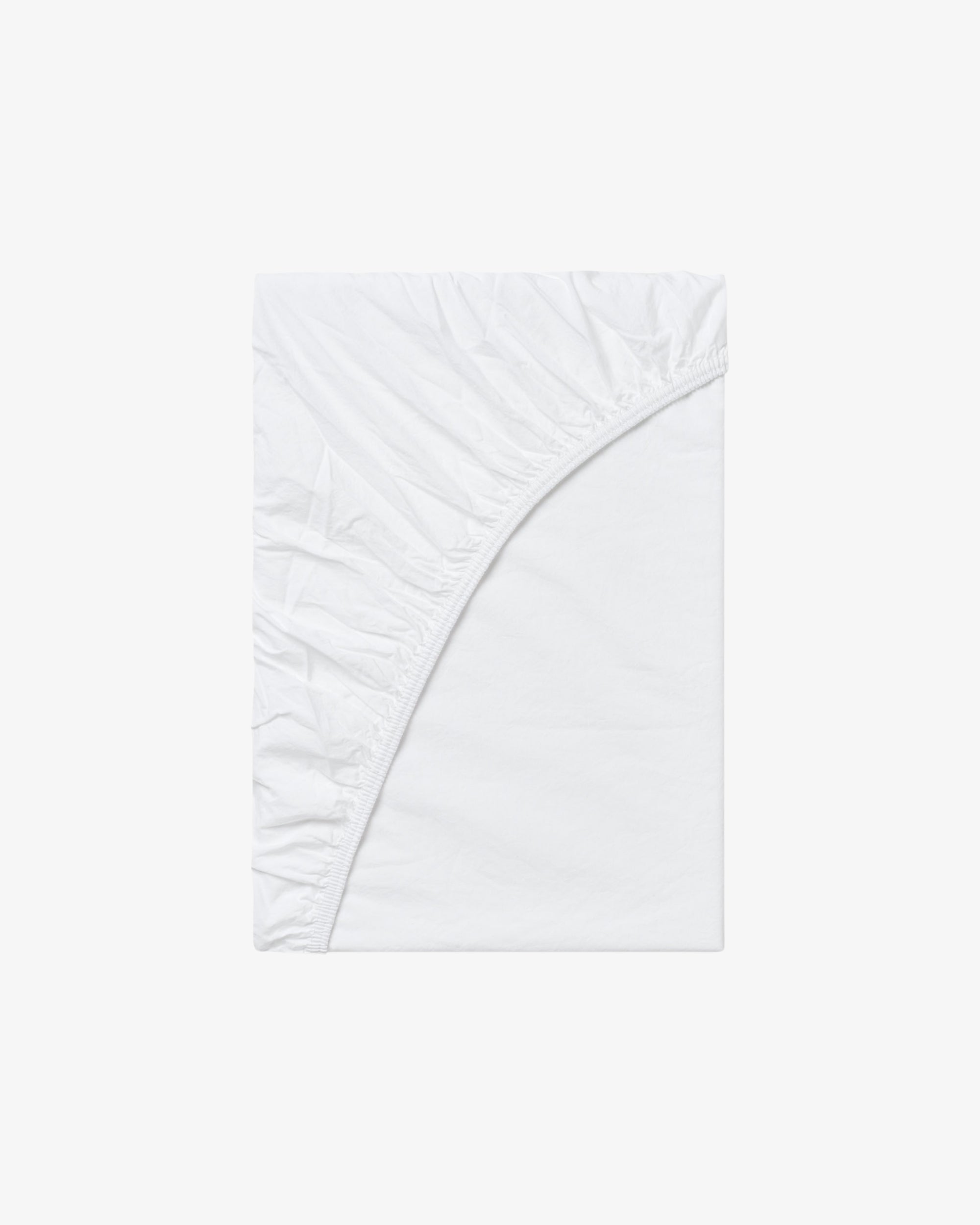 Cotton percale sheet - White
