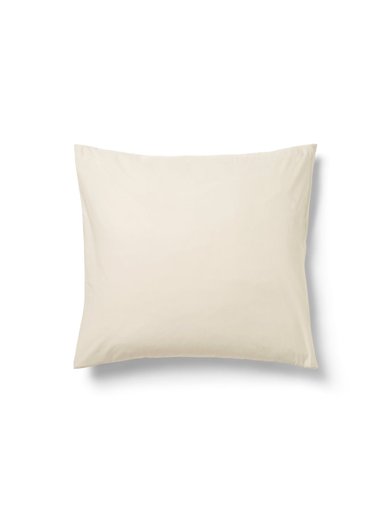 Cotton percale cushion cover - Light grey