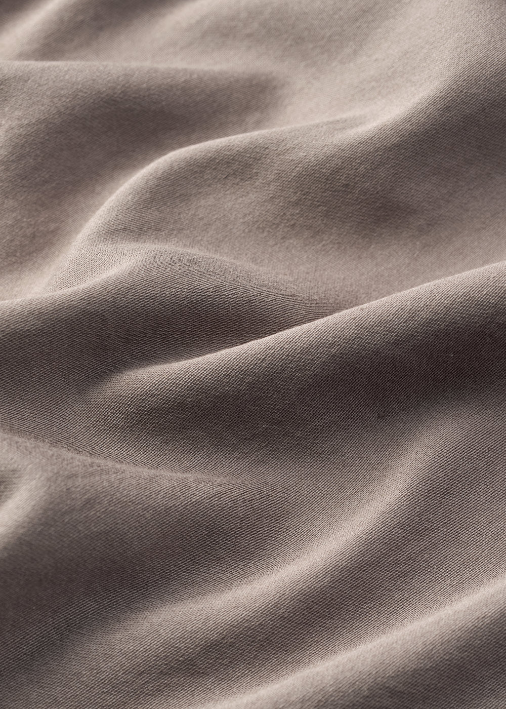 Bomuldssatin sengesæt - Brun