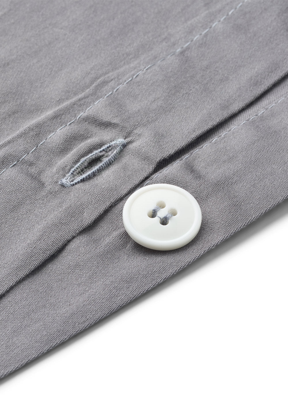 Bomuldssatin sengesæt - Antracit