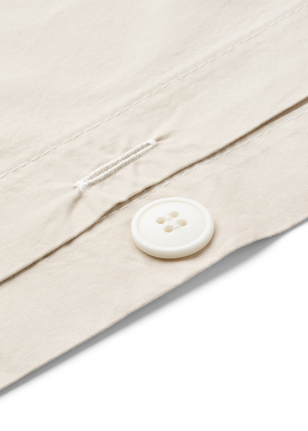 Bomuldspercale sengesæt - Lysegrå