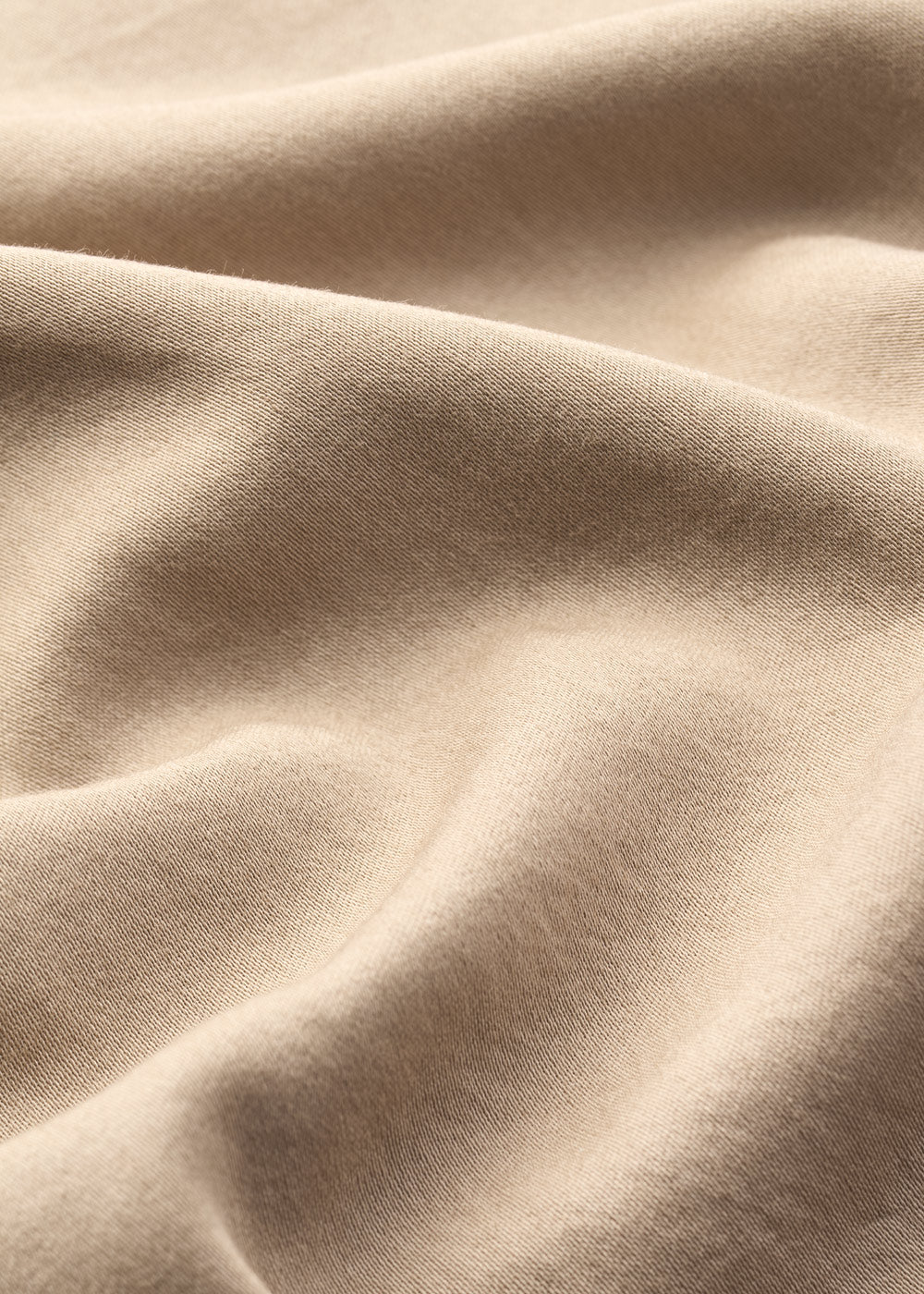 Bomuldssatin sengesæt - Valnød Brun