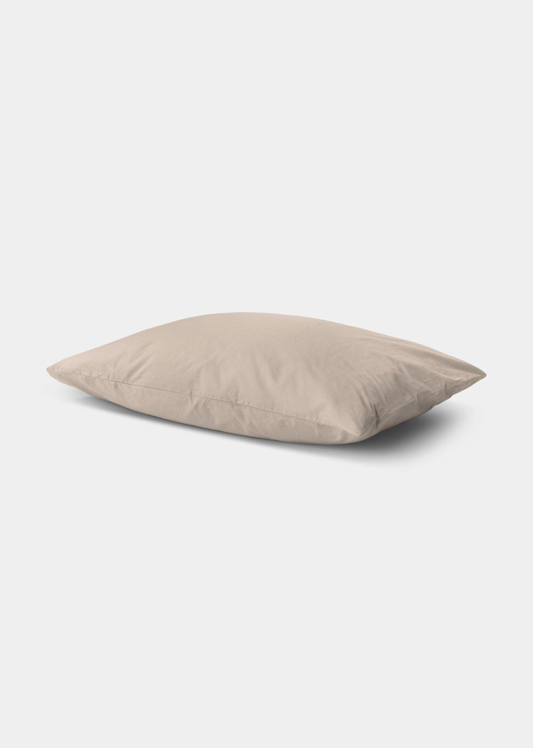 Cotton percale cushion cover - Walnut