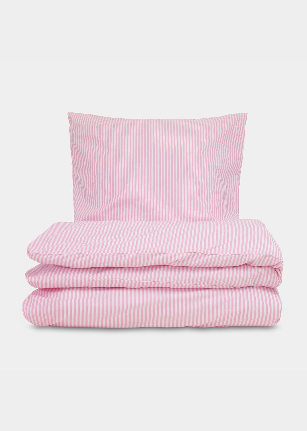 Blank x Sekan - Bomuldspercale sengesæt - Pink strib