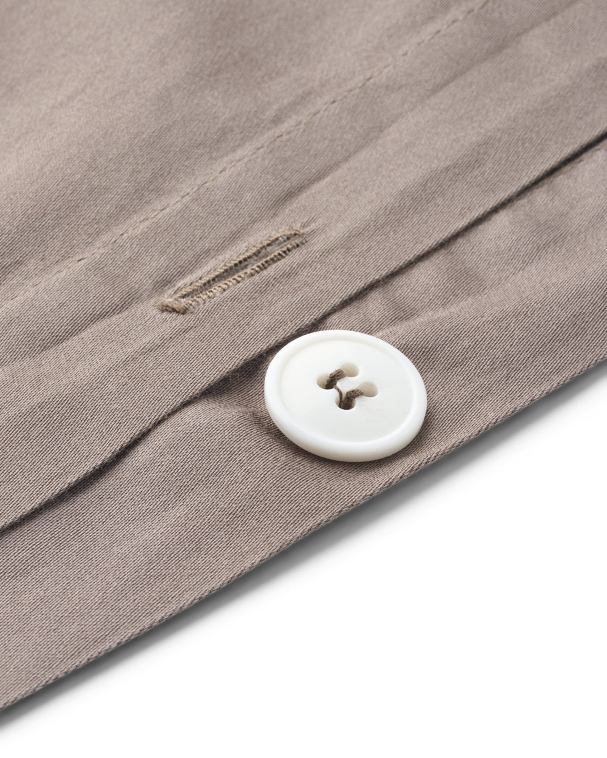 Bomuldssatin sengesæt - Brun