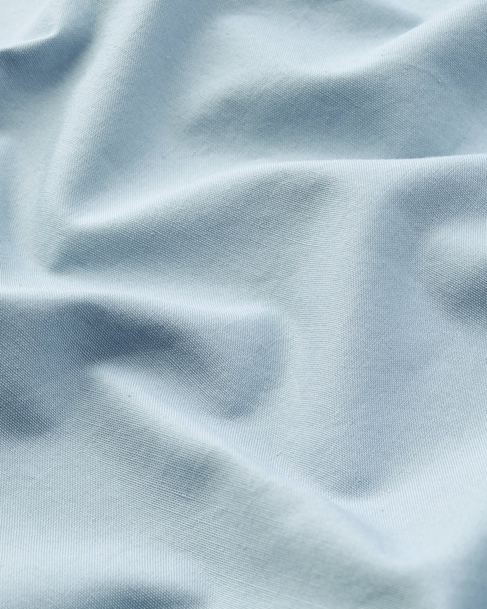 Cotton percale bed set - Dove blue 