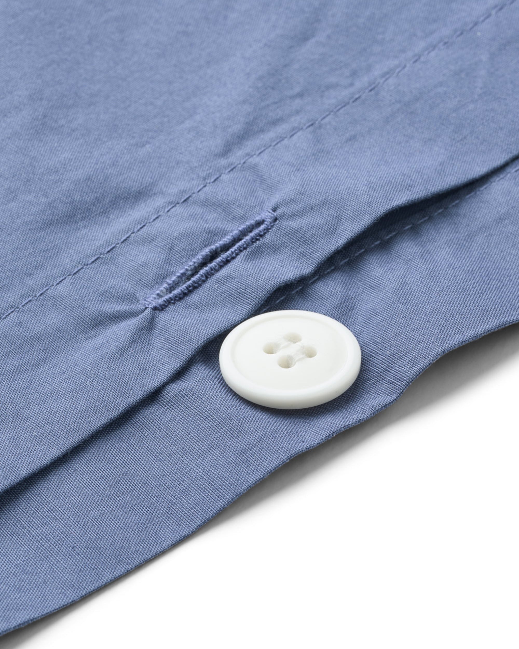 Cotton percale bed set - Navy blue