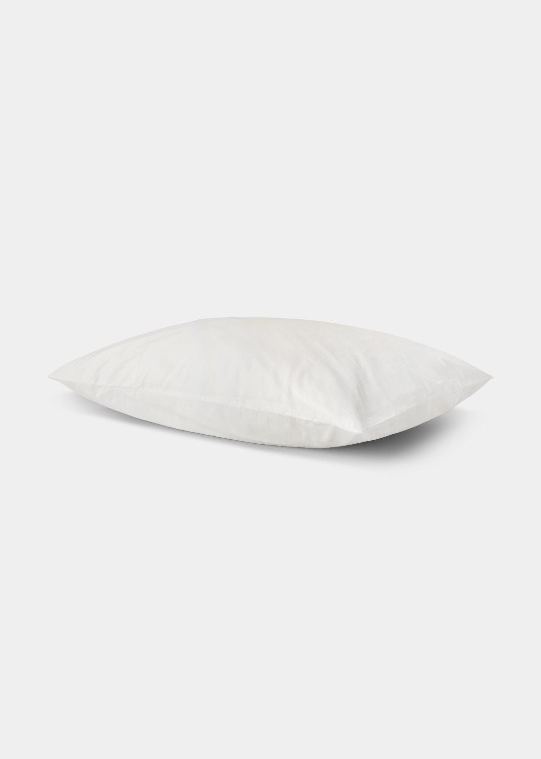 Cotton Percale Cushion Cover - White