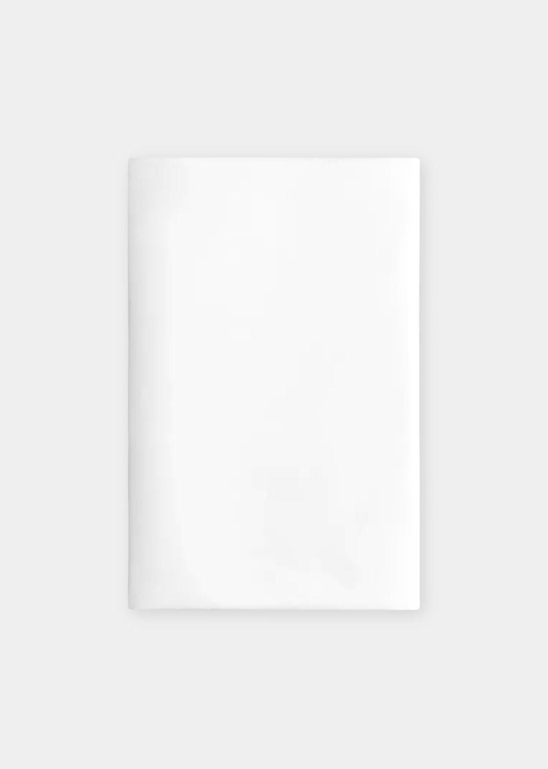 Percale flat sheet - White