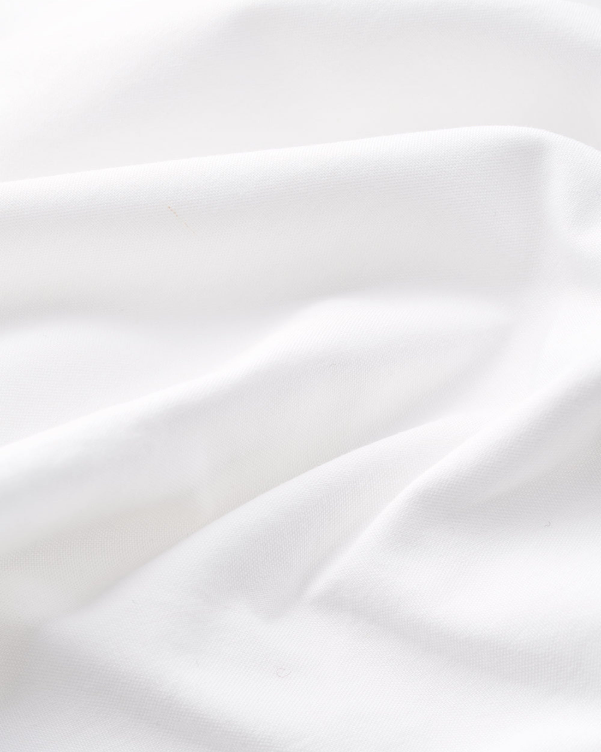 Cotton percale bed set - White