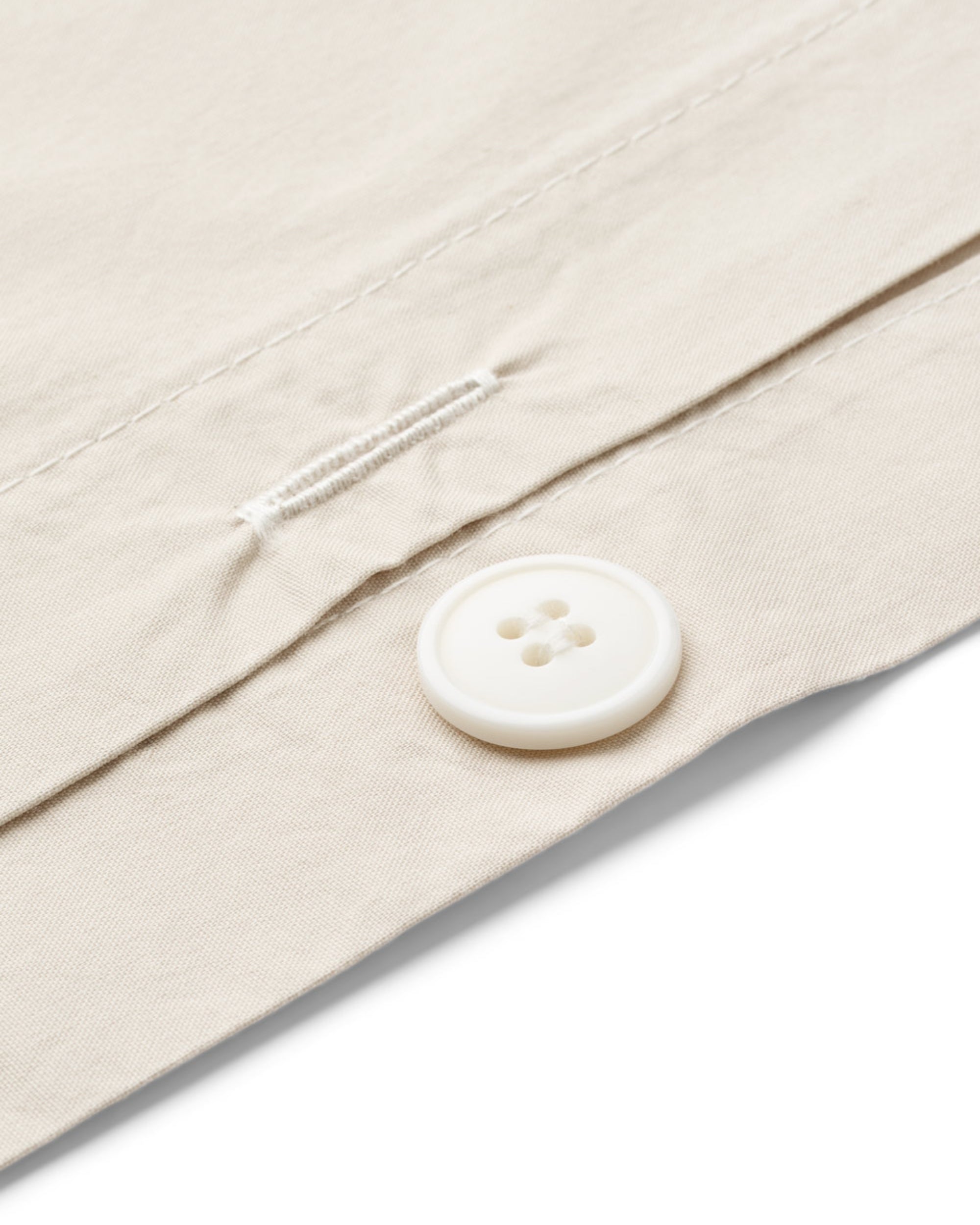 Bomuldspercale sengesæt - Lysegrå