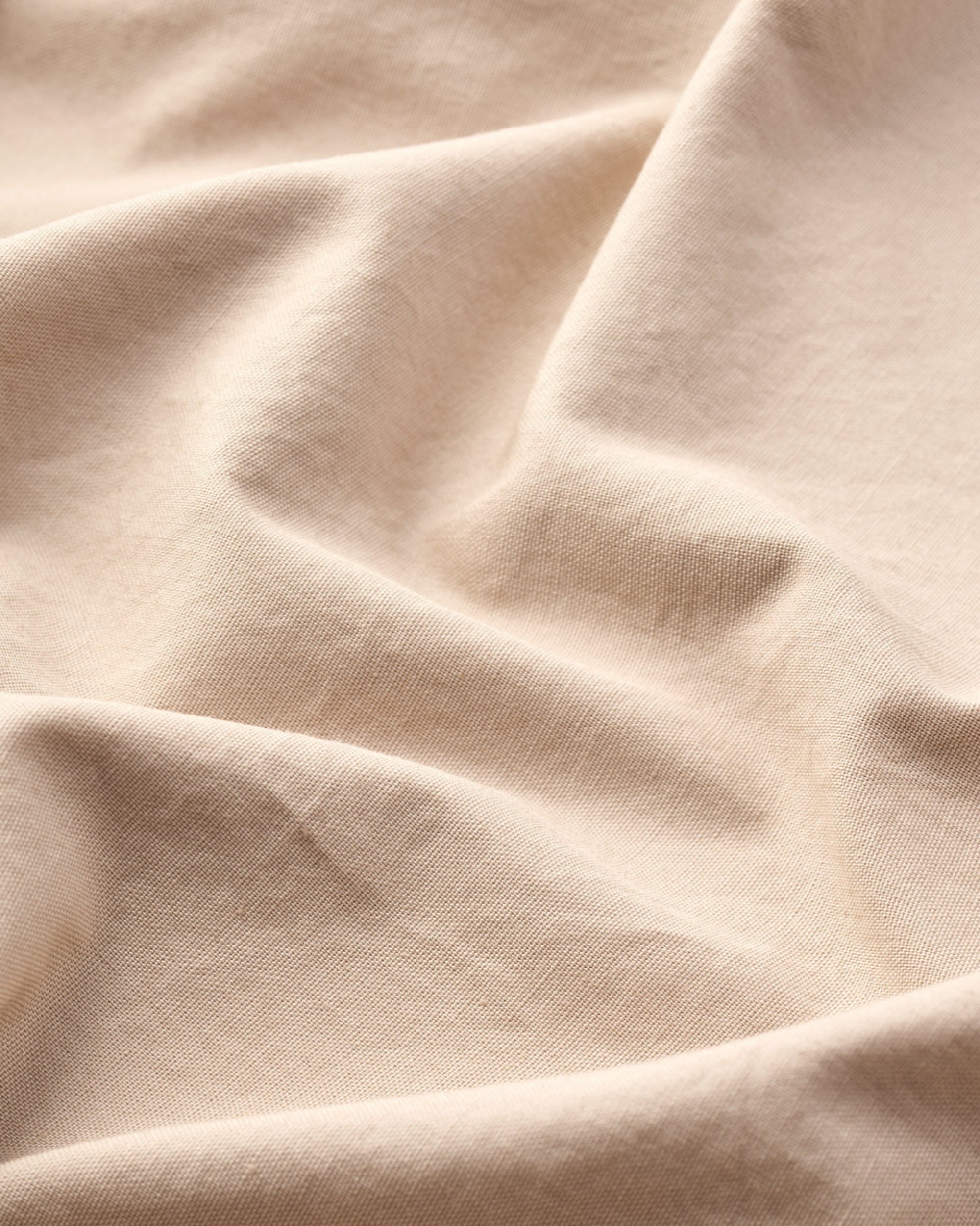 Cotton percale cushion cover - Walnut