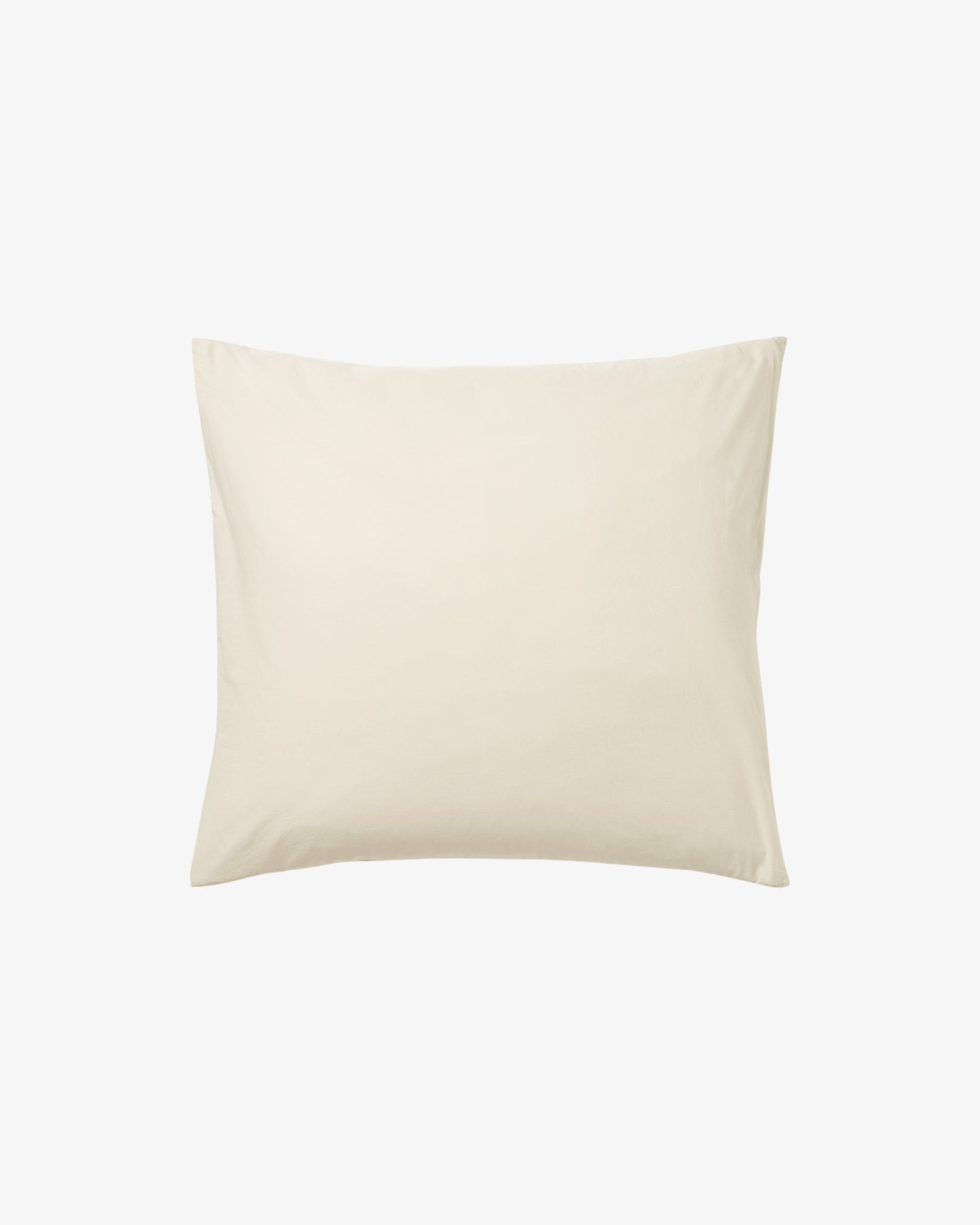 Cotton percale cushion cover - Light grey