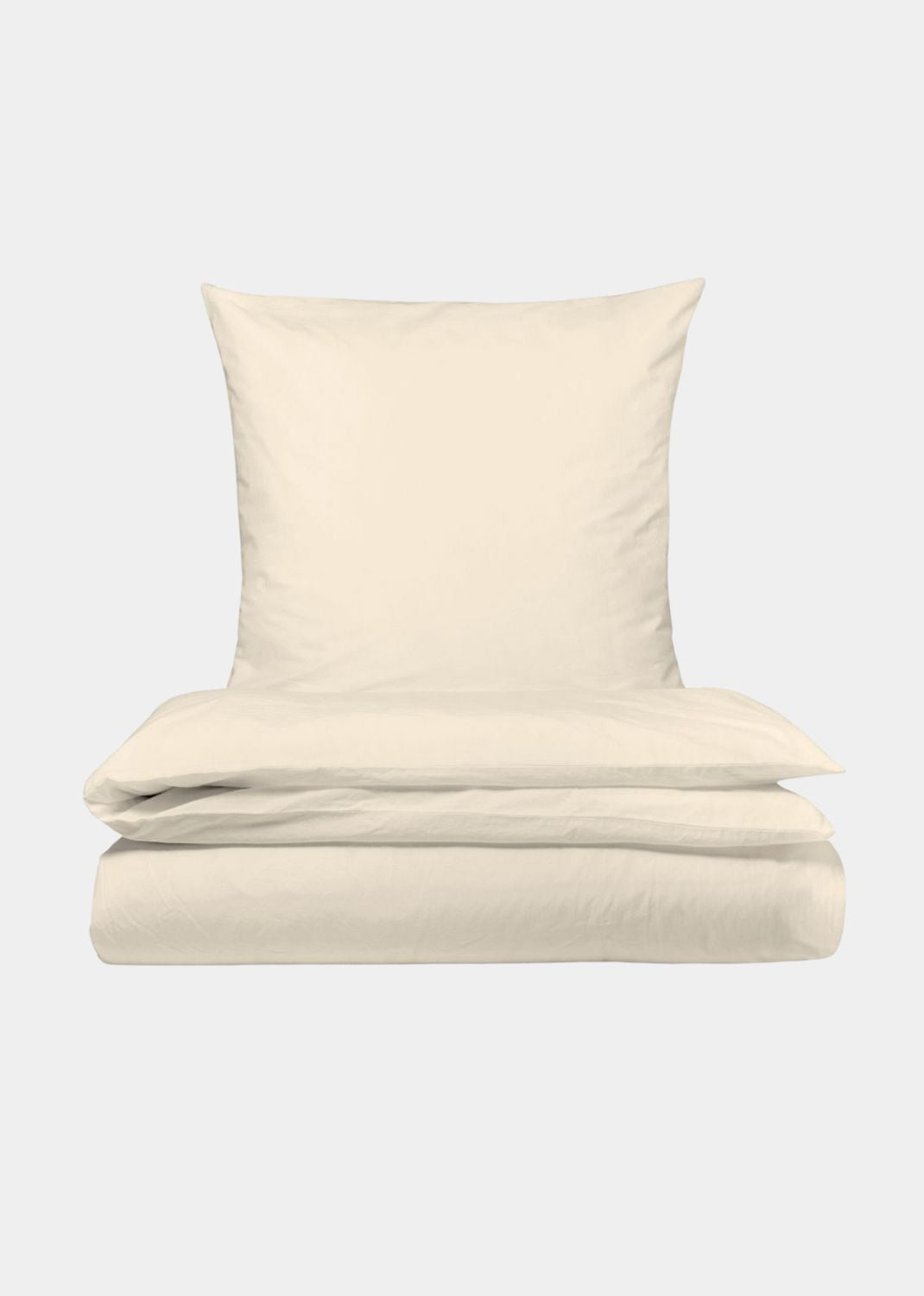 Cotton satin bed set - Light Sand 