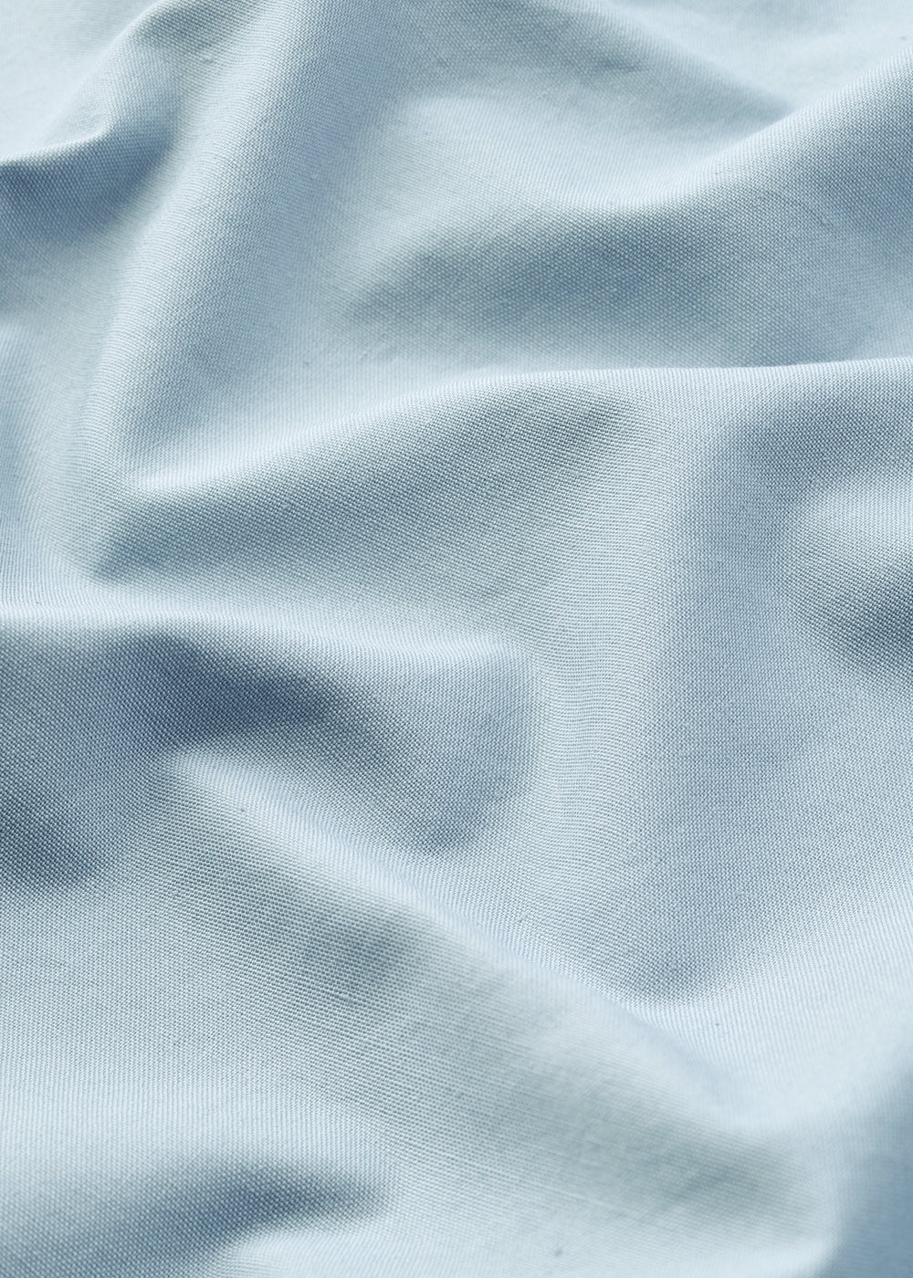 Bomuldspercale sengesæt - Dueblå