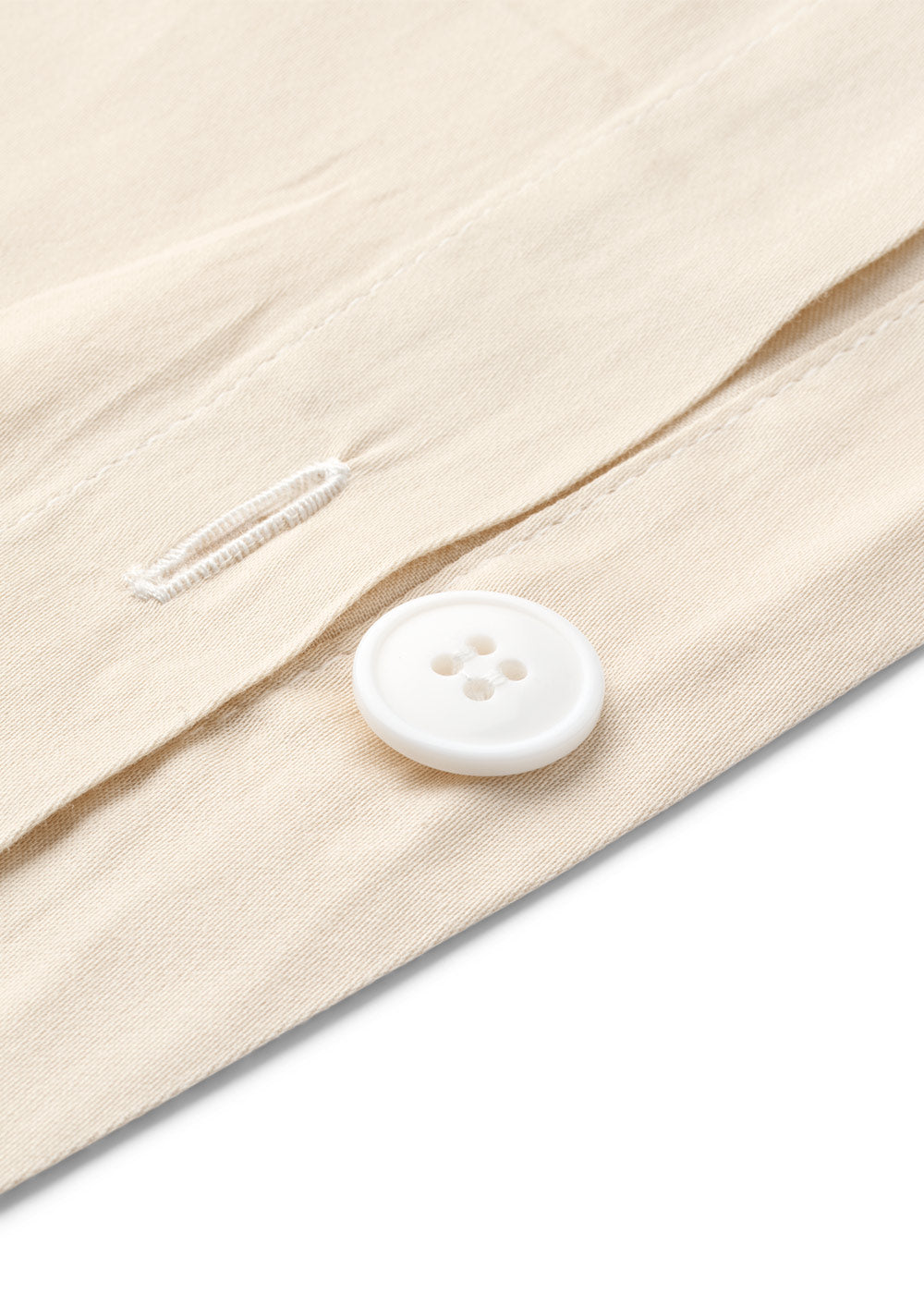 Bomuldssatin sengesæt - Sand