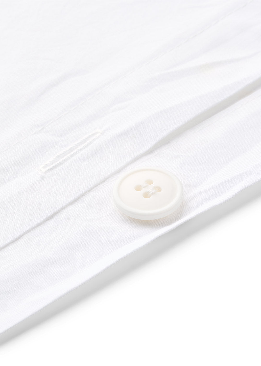 Bomuldspercale sengesæt - Hvid