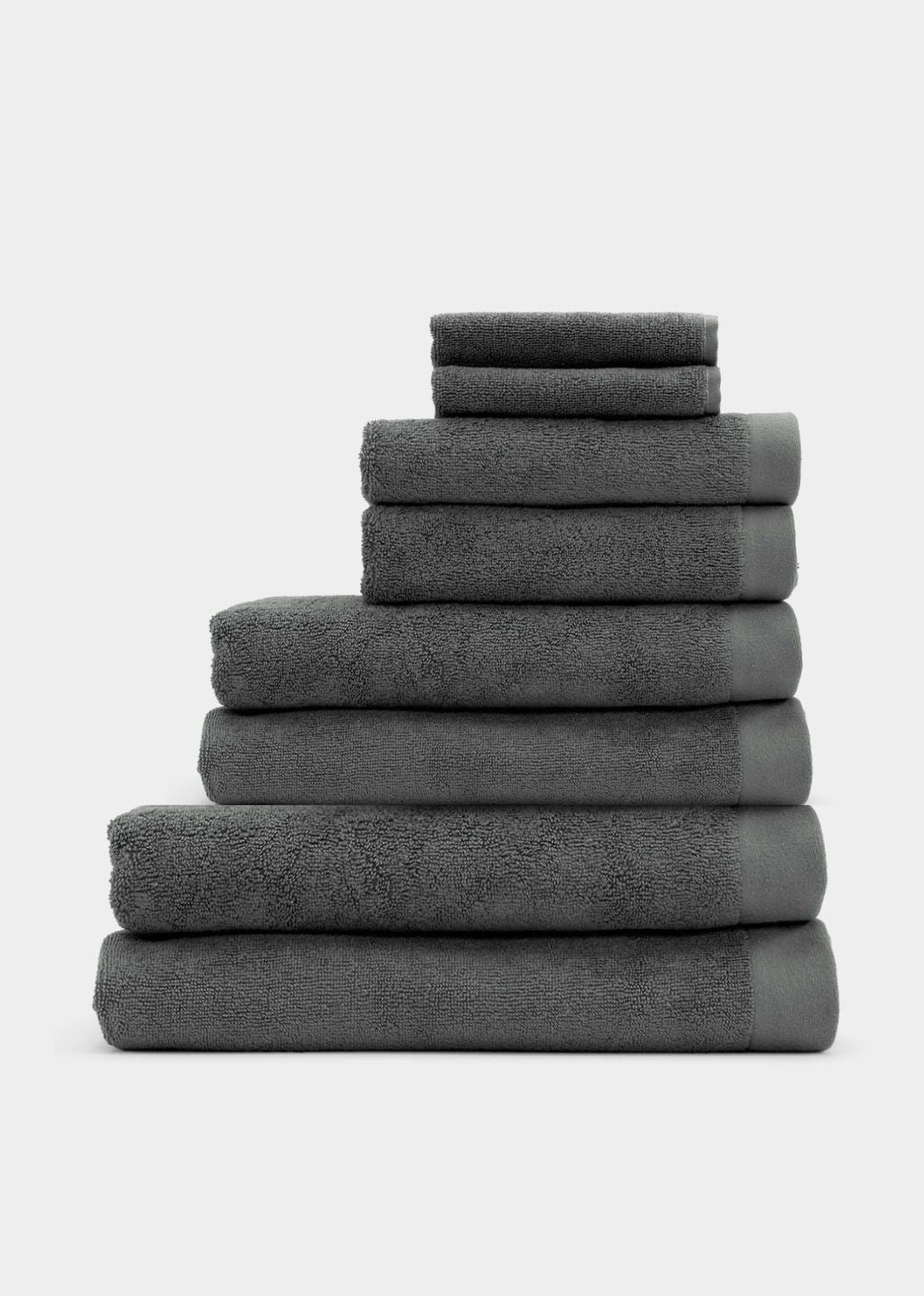 Towel pack 8 pcs - Anthracite