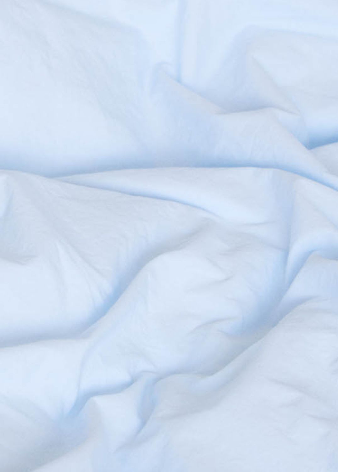 Cotton percale baby/junior Bedding set - Light blue