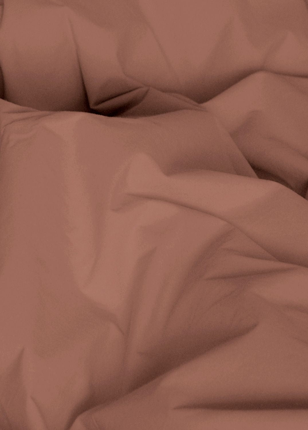 Bomuldspercale sengesæt - Rust