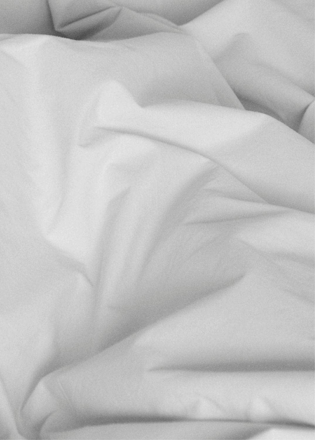 Cotton percale bed set - Light grey