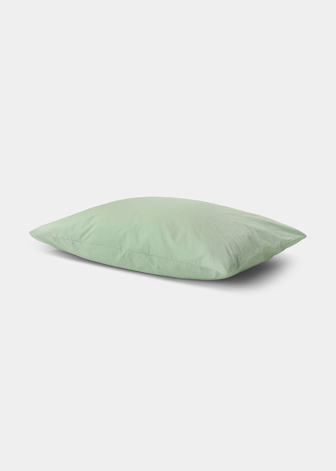 Bomuldspercale sengesæt - Grøn